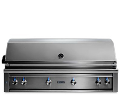 LYNX 54 inch Professional built-in grill with 1 trident infrared burner and 3 ceramic burners and rotisserie (L54TR)