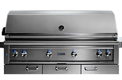 LYNX 54” Professional freestanding grill with 1 trident infrared burner and 3 ceramic burners and rotisserie (L54TRF)
