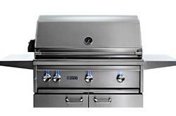 LYNX 36 Inch PROFESSIONAL Freestanding GRILL WITH ALL TRIDENT BURNERS, FLAMETRAK AND ROTISSERIE (LF36ATRF)