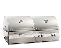 FireMagic Aurora A830i Gas/Charcoal Combo Built-In Grill