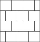 Tile wall panels template